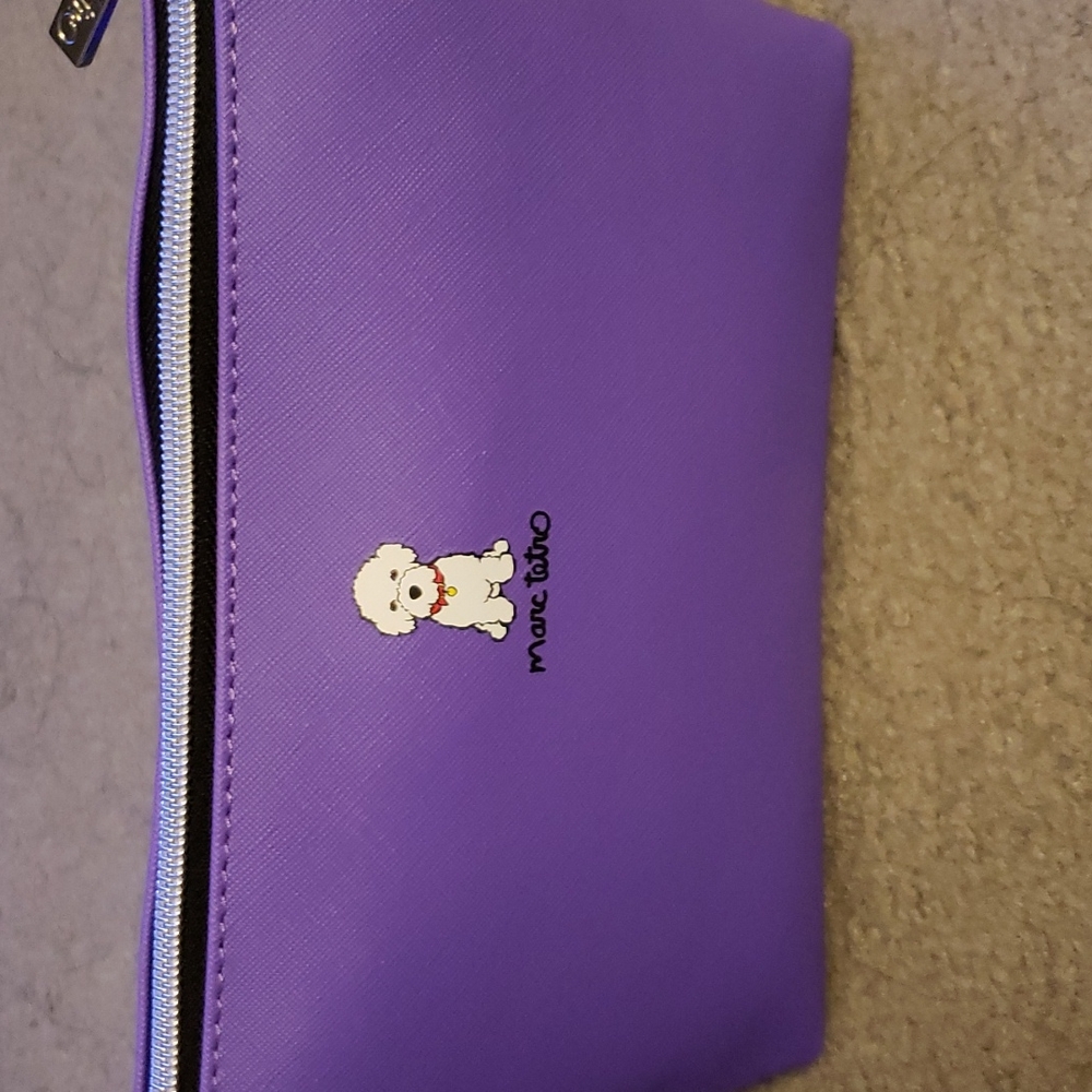 Marc Tetro Love My Bichon Dog Zipper Pouch - Picture 4 of 5